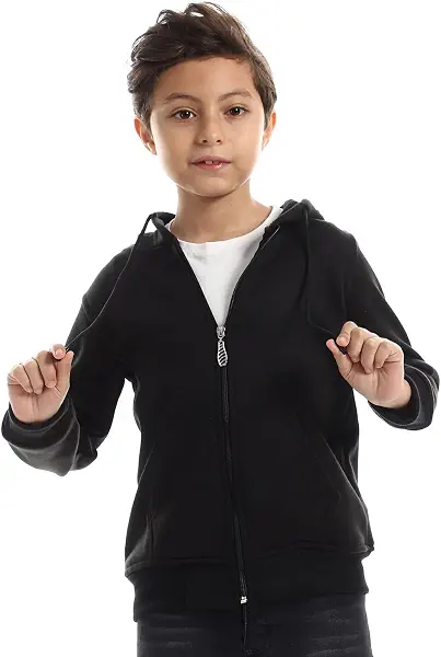 سعر ومواصفات CAESAR Unisex Kids Unisex Hoodie With Zipper Hoodie (pack of 1) (B0BD21PMVX) على Amazon EG