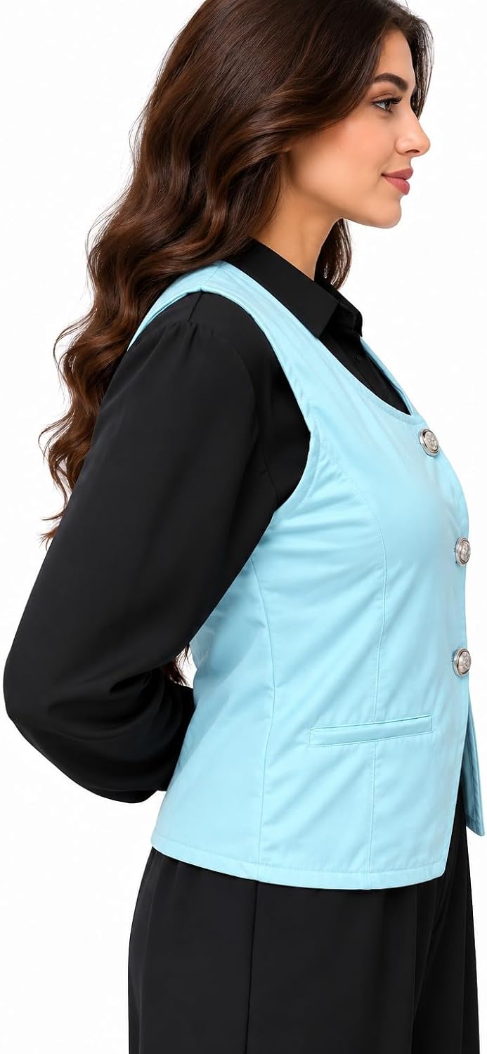سعر ومواصفات Caesar Womens Women's Sleeveless Vest With Front Buttons (B0HLL2LNZQ) على Amazon EG