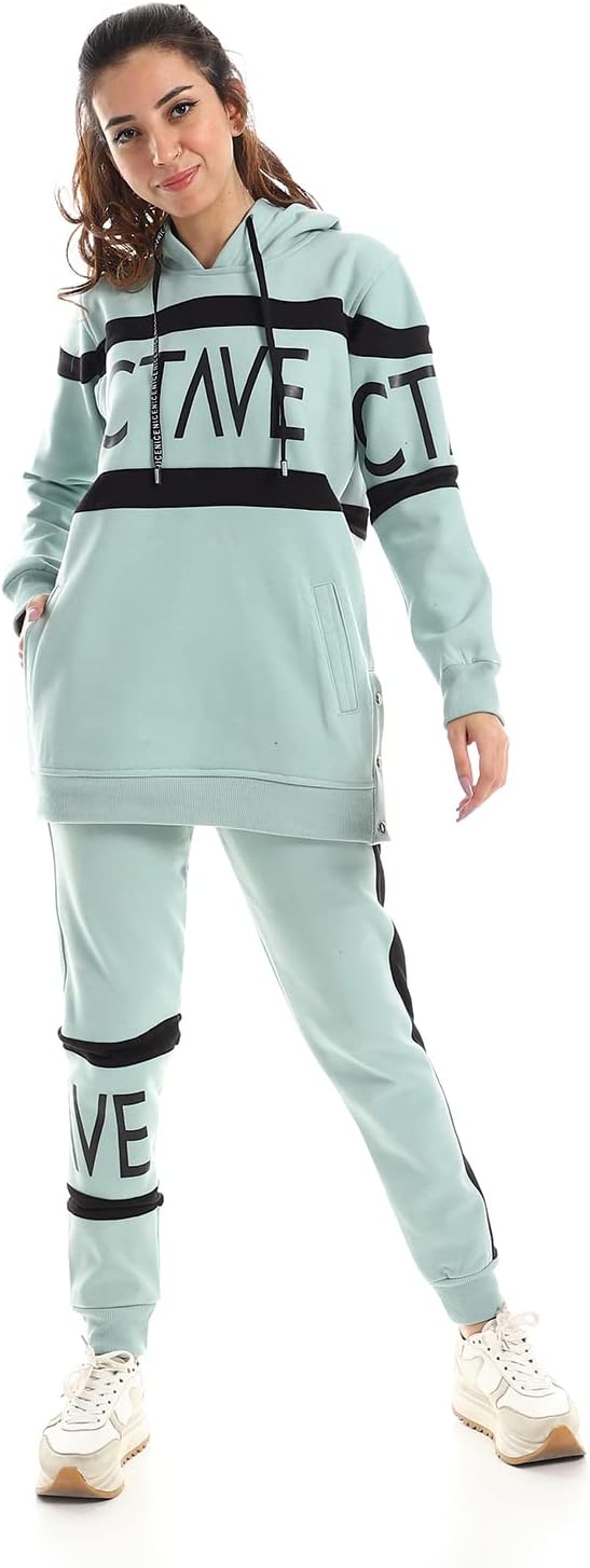 سعر ومواصفات CAESAR - سيزر CAESAR Womens Women Training Suit With Pockets And Hoodie Training Suit (B0BSXM7FWR) على Amazon EG