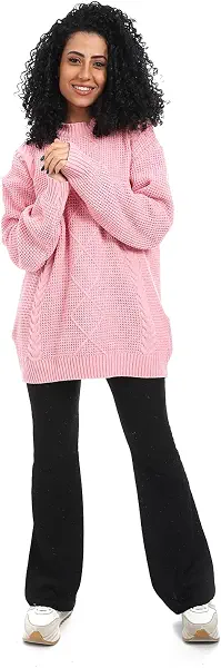 سعر ومواصفات Caesar Womens Women Wool Long Pullover Round Neck Women Wool Long Pullover Round Neck (pack of 1) (B0DV4Q5VLC) على Amazon EG