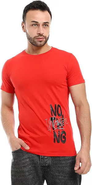 سعر ومواصفات CAESAR - سيزر Caesar Mens Mens Printed T- Shirt With Half Sleeves Mens Printed T- Shirt With Half Sleeves (B0D4M3BRCN) على Amazon EG