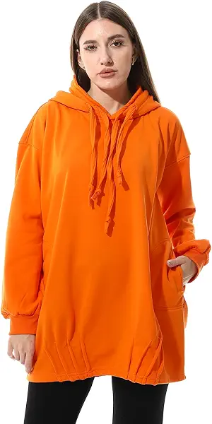 سعر ومواصفات CAESAR - سيزر CAESAR Womens Mens Hoodie With Through Zipper And Printed Women Long Closed Hoodie (B0DL3DCJ3V) على Amazon EG