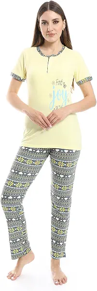 سعر ومواصفات CAESAR - سيزر CAESAR Womens Women Pajama Set With Pants Women Pajama Set With Pants (pack of 1) (B0D1VCRV5L) على Amazon EG