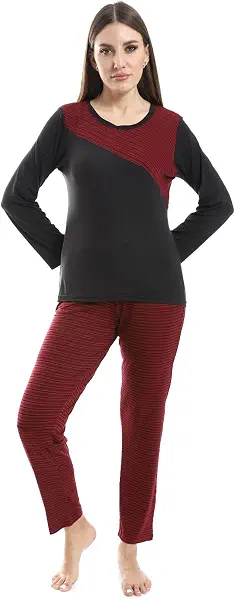 سعر ومواصفات CAESAR - سيزر CAESAR Womens Women Pajama Set With Pants Women Pajama Set With Pants (pack of 1) (B0D1VF49KQ) على Amazon EG