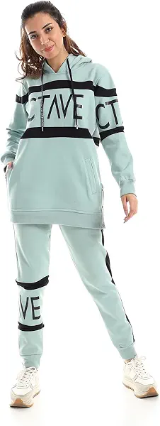 سعر ومواصفات CAESAR - سيزر CAESAR Womens Women Training Suit With Pockets And Hoodie Training Suit (B0BSXMT7C5) على Amazon EG