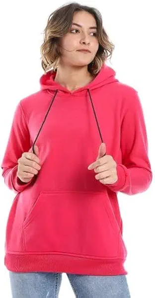 سعر ومواصفات CAESAR - سيزر CAESAR Womens WomenClosed Hoodie With Front Pocket Closed Hoodie (pack of 1) (B0CLVMKNBJ) على Amazon EG