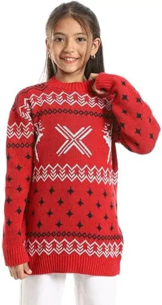 سعر ومواصفات CAESAR - سيزر Cesar, Girls Wool Pullover With Mutlicolour Design, Girls, Pullover (B0CQM2LM1C) على Amazon EG