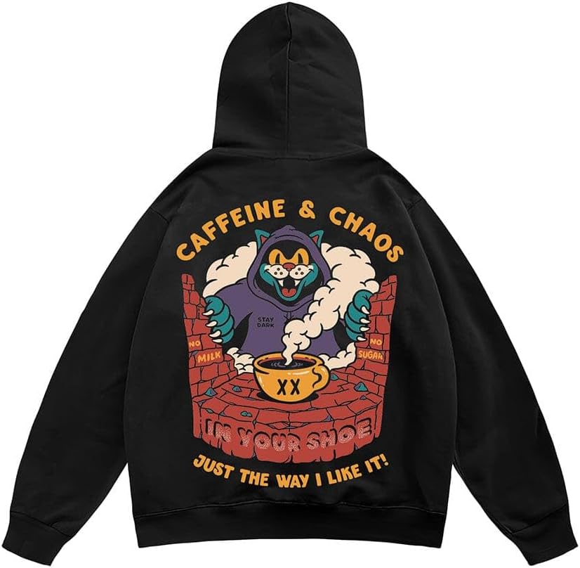 سعر ومواصفات ان يور شوز هودي كبير الحجم من Caffeine & Chaos (B0HM3PPHZ9) على Amazon EG