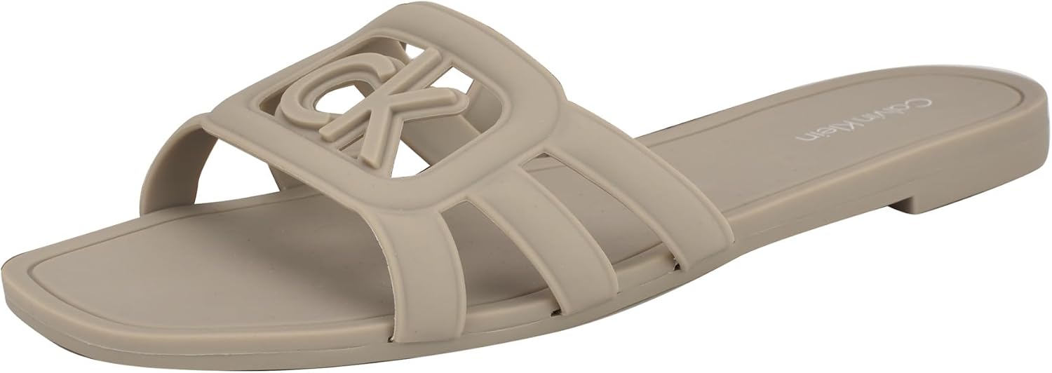 سعر ومواصفات Calvin Klein Women's Yoana Flat Sandal, Light Natural 110, 37 EU (B0DWP79N27) على Amazon EG