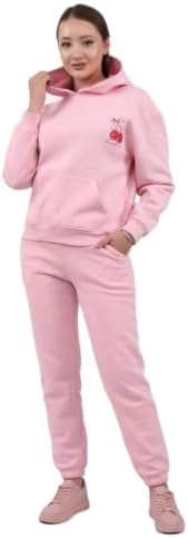 سعر ومواصفات Caramel Women's Melton Hoodie Tracksuit - Cherry -7001-05 (B0G3SZRR66) على Amazon EG
