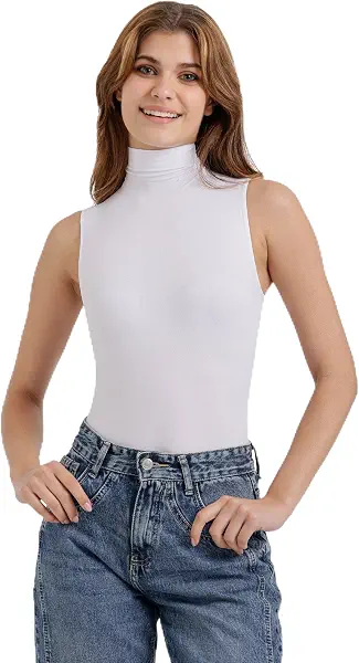 سعر ومواصفات CARINA Womens Cookies High Neck Bodysuit High Neck Bodysuit (pack of 1) (B0H5J5GZN7) على Amazon EG
