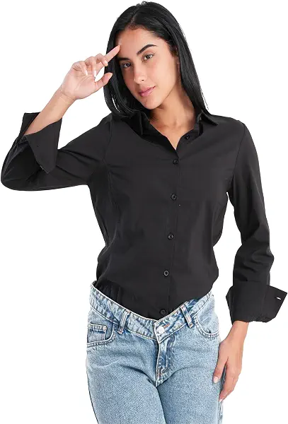 سعر ومواصفات CARINA Womens Everyday Regular Fit Shirt Modern (pack of 1) (B0DJ74YQN7) على Amazon EG