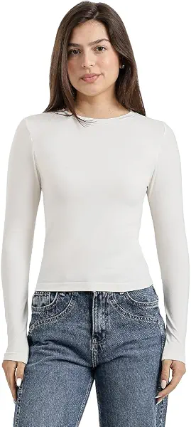 سعر ومواصفات CARINA Womens Microfiber Long Sleeve Top Classic (pack of 1) (B0GHP8NC36) على Amazon EG