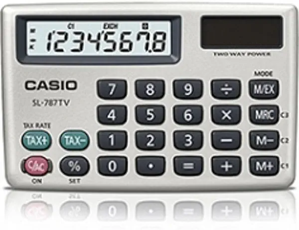 سعر ومواصفات Casio pocket calculator [sl-787tv-gd] (B07BQBN5JY) على Amazon EG