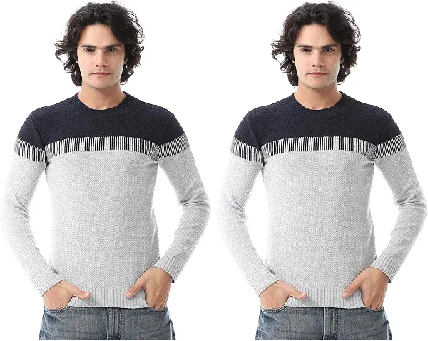 سعر ومواصفات Cesar بلوفر صوف بتصميم متعدد الالوان للرجال من سيزار، مقاس XXXL (عبوة من قطعتين) (B0FHP5YV76) على Amazon EG