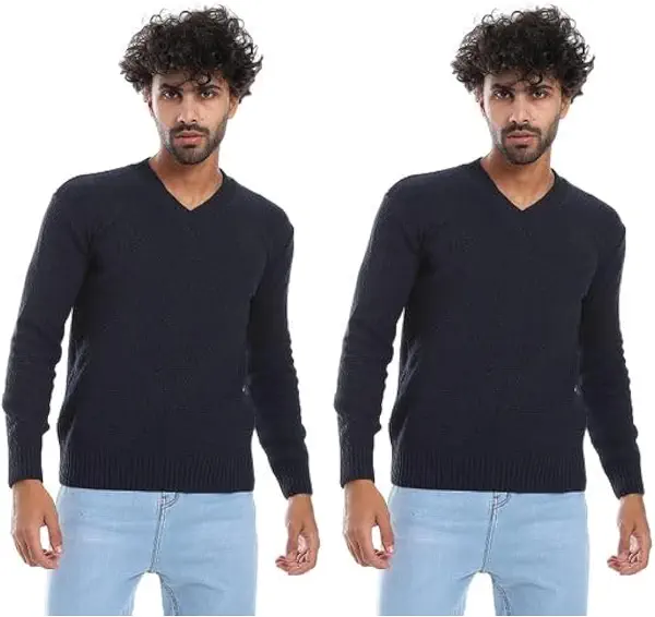 سعر ومواصفات Cesar بلوفر صوف للرجال برقبة على شكل حرف V من سيزار (B0FHNQGNM8) على Amazon EG
