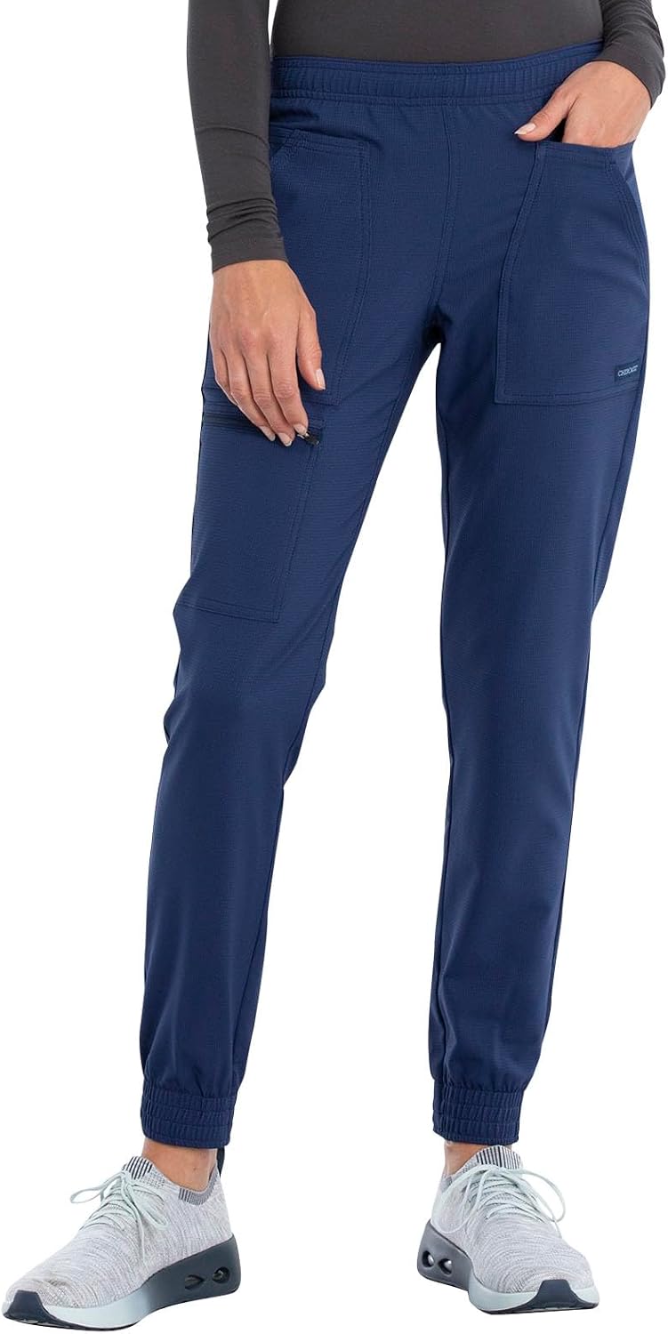 سعر ومواصفات Cherokee womens Mid Rise Tapered Leg Jogger Scrubs Pant Medical Scrubs Pants (B0BS3WN9QN) على Amazon EG