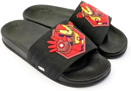 سعر ومواصفات Chicago Cubs mens Iron Man Black Slide Sandal (B0CZCF2PNZ) على Amazon EG