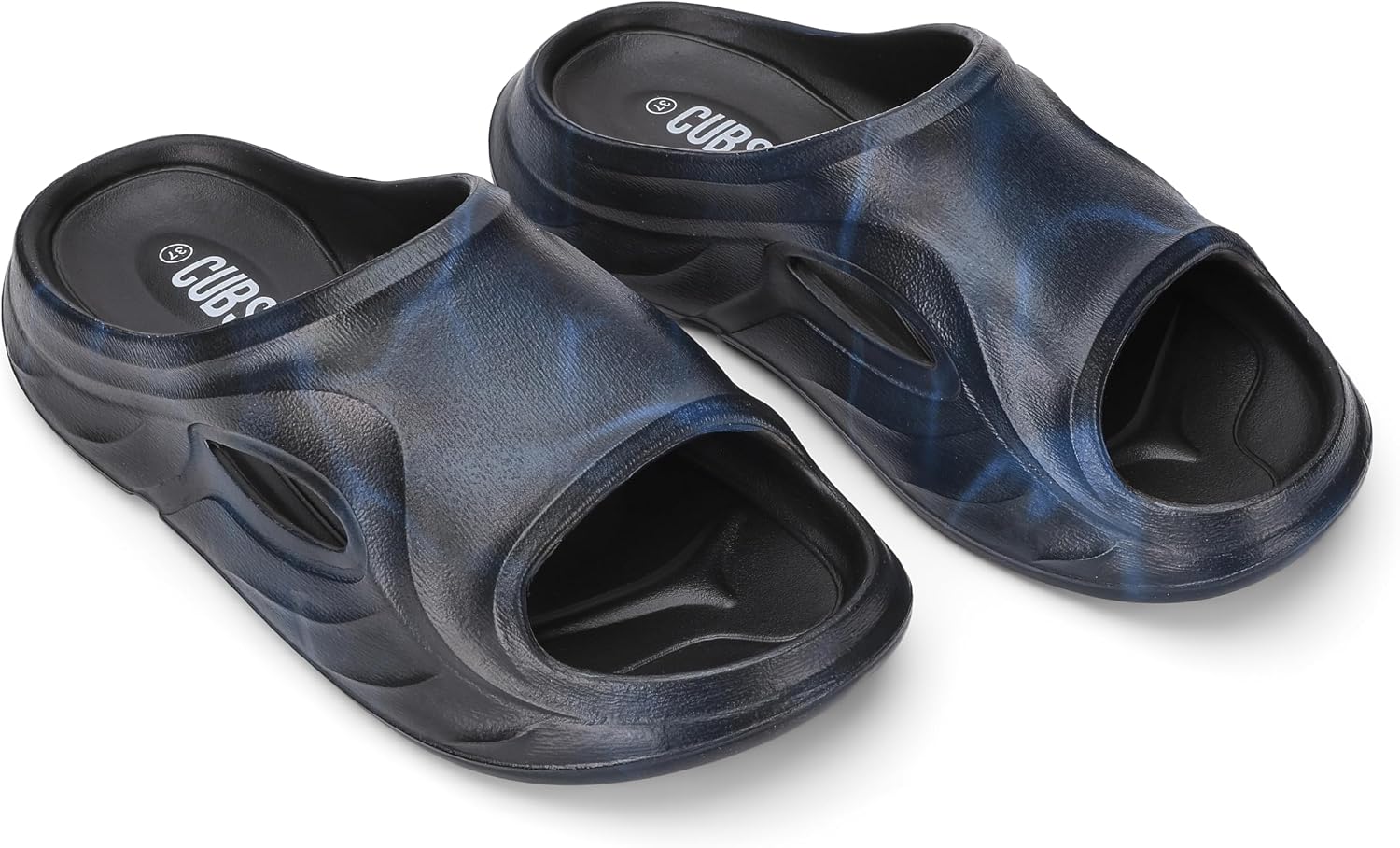 سعر ومواصفات Chicago Cubs unisex-adult Bubble Walk Slide Slide Sandal (B0GSZ81169) على Amazon EG