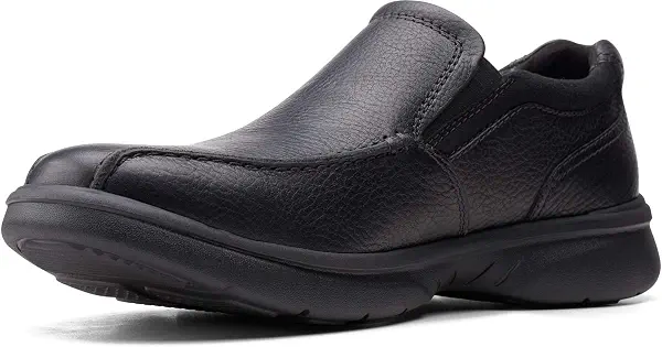 سعر ومواصفات Clarks Bradley Step Men's Slip On, Black Tumbled Leather, 47 EU Large (B083YV757Y) على Amazon EG