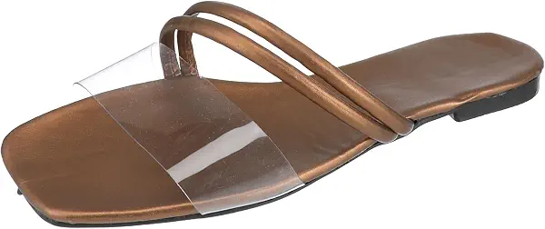 سعر ومواصفات Combined transparent — faux leather flat comfortable slippers (B0922WWFD6) على Amazon EG