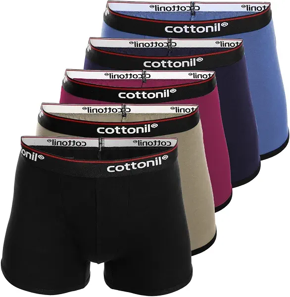 سعر ومواصفات Cottonil Set of 5 Everyday Boxer - Multi color (B0CQ5G1RH5) على Amazon EG
