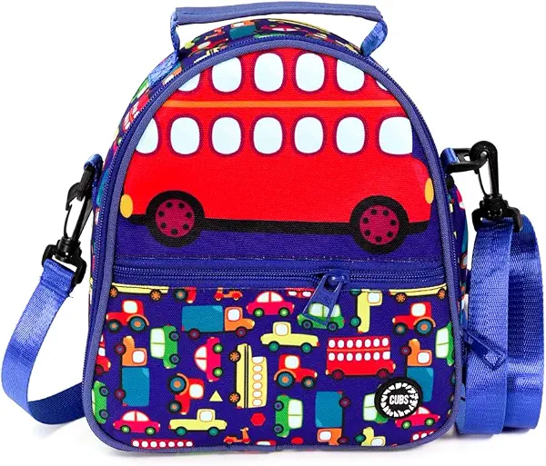 سعر ومواصفات Cubs Wheels on the BUS حقيبة غداء لمرحلة ما قبل المدرسة (B0FJML9SN5) على Amazon EG