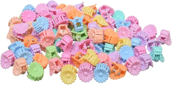 سعر ومواصفات Daphne Girls' Plastic Hair Clip Set, 50 Piece - Multicolor - 2018 (B0G2MTZNRW) على Amazon EG