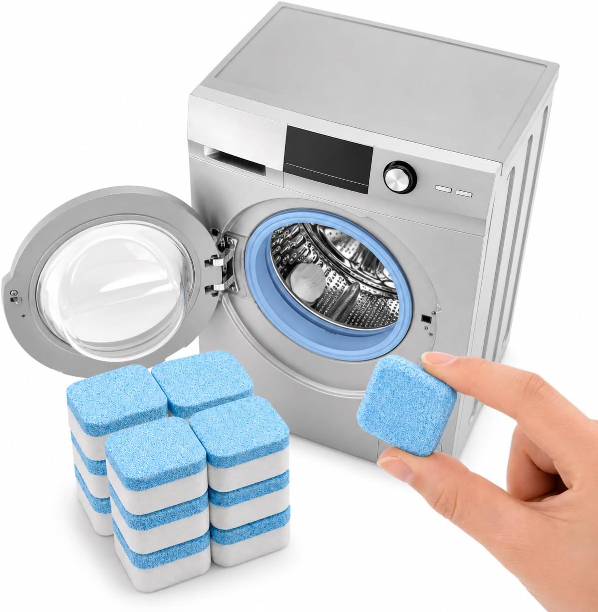 سعر ومواصفات Deep Cleaning Tablets for Washing Machines & Dishwashers, 12 Count Appliance Cleaner for Odor Removal, Drum Care & Residue Cleaning (B0H2BSJ9RP) على Amazon EG