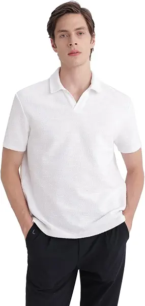سعر ومواصفات DeFacto Man Regular Fit Resort Neck Short Sleeve B6533AX Polo T-Shirt (pack of 1) (B0D3Z4XLTJ) على Amazon EG