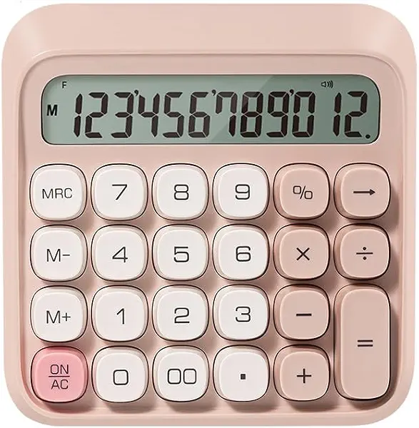 سعر ومواصفات Deli M36 12-Digit Desktop Calculator, Light Pink (B0H6JDFV7C) على Amazon EG