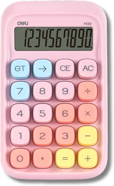 سعر ومواصفات Deli M39 10-Digit Desktop Calculator, Pink (B0H6JLQM4B) على Amazon EG