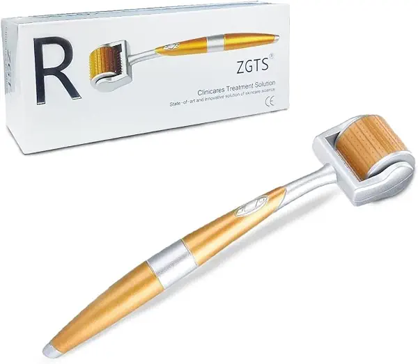 سعر ومواصفات Derma Roller Microneedle 540 Titanium Needles for Face & Beard, Cross-Line Design Skin Care Tool, Anti Aging Skin Renewal Kit (0.5 mm) (B0FP3WSR85) على Amazon EG