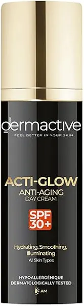 سعر ومواصفات DERMACTIVE Acti-Glow Day Cream SPF 30+ Radiance-Boosting Hydration + UVA/UVB Protection | 50ML (B0DPK8N613) على Amazon EG