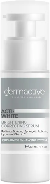 سعر ومواصفات DERMACTIVE Acti‑White Brightening Serum – 30 ml Targeted Brightening, Skin Tone Correction, Lightweight & Fast Absorbing All Skin Types, Sensitive Skin, Daily Use – AM & PM (B0D5W9SBMG) على Amazon EG