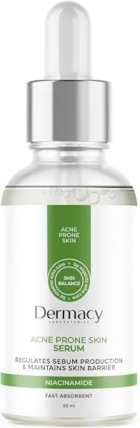 سعر ومواصفات Dermacy Niacinamide Anti-Acne Serum 30 mL | Oil-Control & Blemish-Reducing Treatment | Minimizes Pores & Calms Inflammation | Fragrance-Free, Dermatologist Tested (B0DJ915G7G) على Amazon EG
