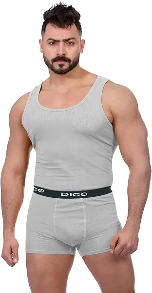 سعر ومواصفات Dice Mens Men tank top and boxer underwear set Underwear Set (pack of 2) (B0C55HQHHK) على Amazon EG
