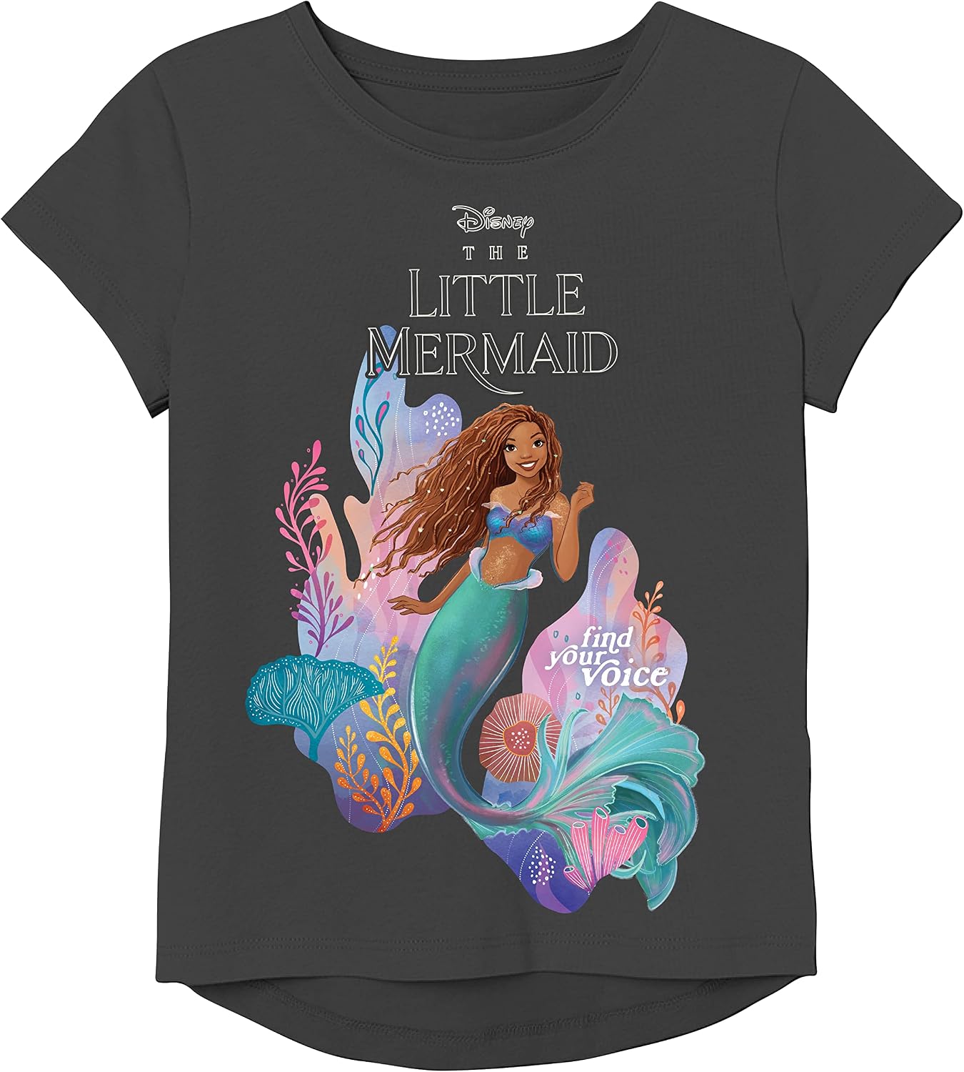 سعر ومواصفات Disney girls Disney's the Little Mermaid Movie Girls Short Sleeve T-shirt T-Shirt (B0BYXXDCB9) على Amazon EG