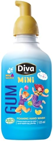 سعر ومواصفات Diva Mini Foaming Hand Wash, Bubble Gum Scent, 125 ml (B0HH934FF1) على Amazon EG