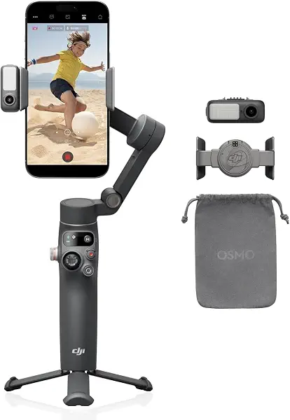 سعر ومواصفات DJI OSMO MOBILE 8P | تتبع أصلي، قضيب تمديد مدمج وحامل ثلاثي، بطارية 10 ساعات، تثبيت قوي ثلاثي المحاور، دوران 360 درجة، جيم... (B0G397GQZR) على Amazon EG