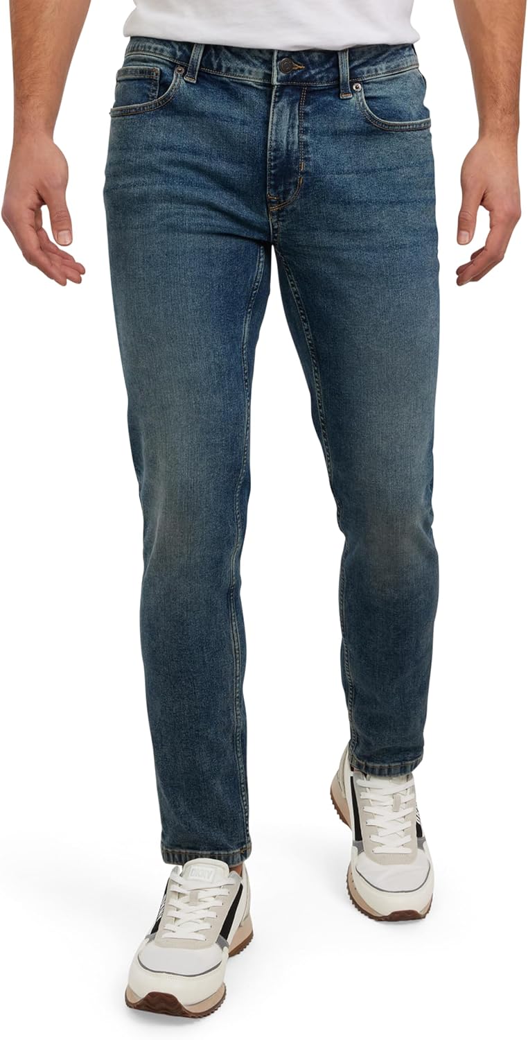 سعر ومواصفات DKNY mens Skinny Black Rinse Denim Jeans (pack of 1) (B0B137BQ9J) على Amazon EG