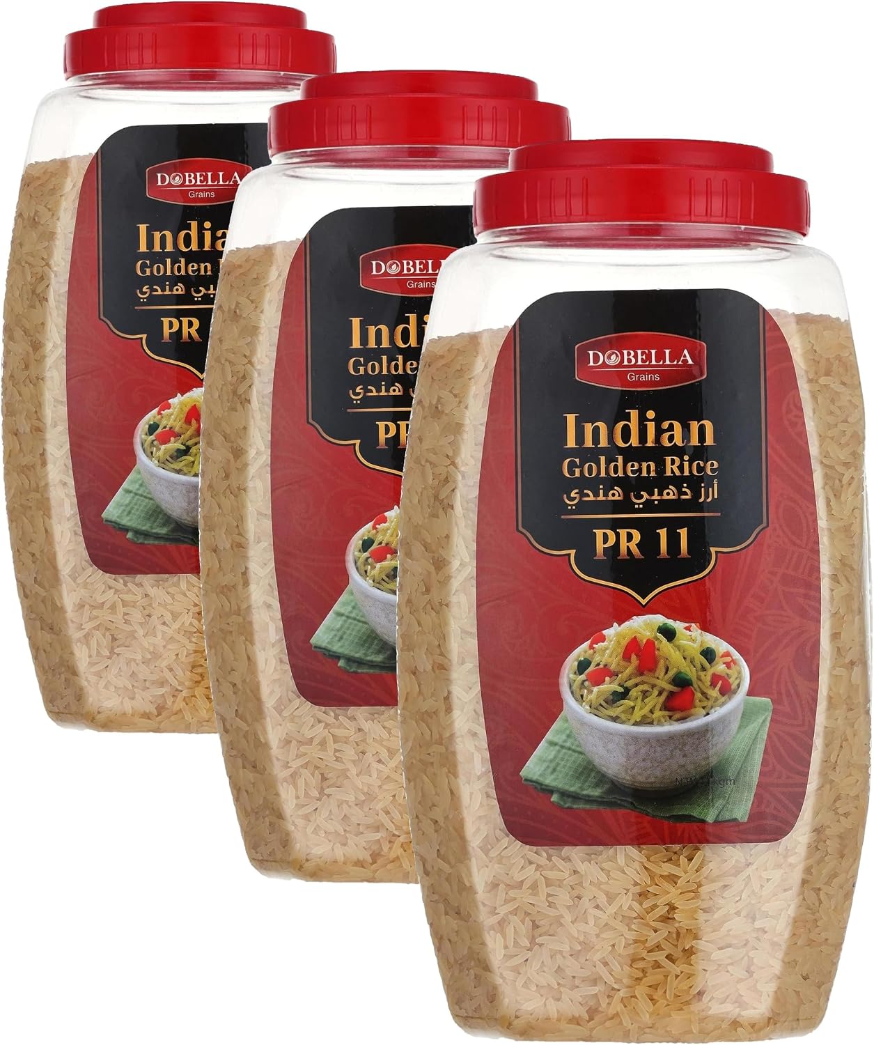 سعر ومواصفات Dobella bassmati golden rice - 2 kg (Pack of 3) (B0HLF1GYPN) على Amazon EG