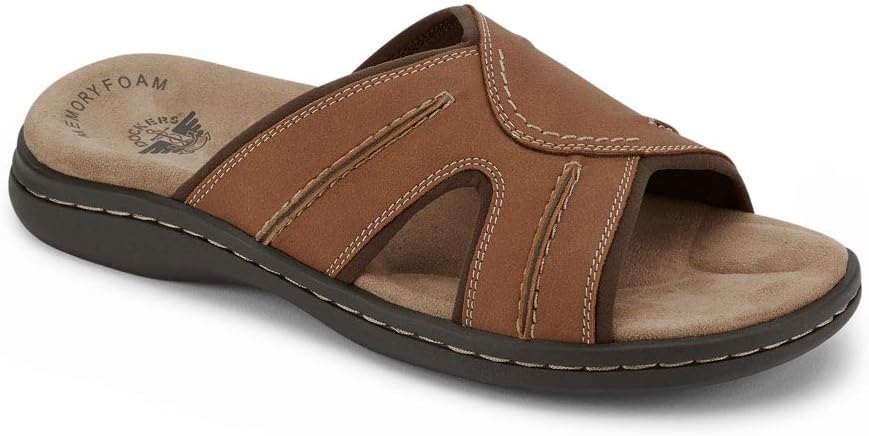 سعر ومواصفات Dockers Men's Slide Sandal, Rust, 10 UK Wide (B084DR68B5) على Amazon EG