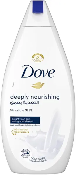 سعر ومواصفات Dove Deeply Nourishing Bodywash for instantly Soft Skin 100% Gentle Cleanser and Sulphate free 500ML (B00XAH0406) على Amazon EG