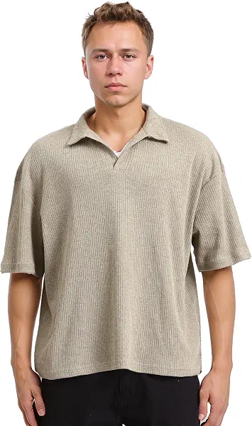 سعر ومواصفات Dsisskai Mens Men Polo Shirt Modern (B0CJNDLJ8H) على Amazon EG