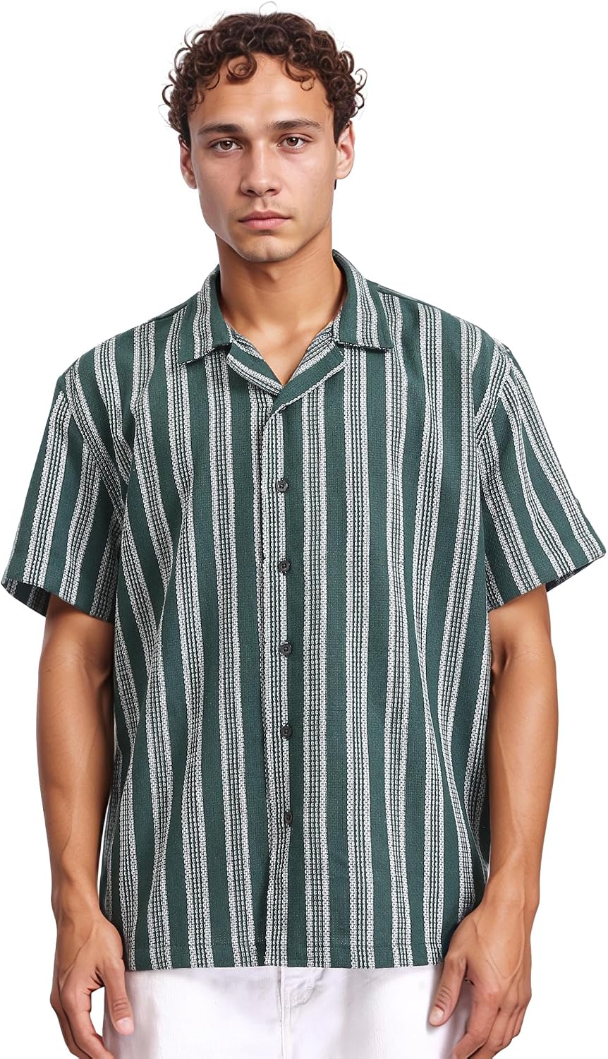 سعر ومواصفات Dsisskai Mens Men Short Sleeve Shirt Modern (B0CJY7LVYH) على Amazon EG