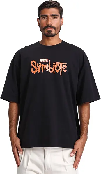 سعر ومواصفات Dsisskai Mens "Symbiote" Loose Cotton Tee - Black Modern (pack of 1) (B0CJNF8VDM) على Amazon EG