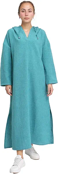 سعر ومواصفات Dsisskai Ravin Eg Womens Hooded V-neck Casual Dress Women Dress (B0CJY51L8K) على Amazon EG