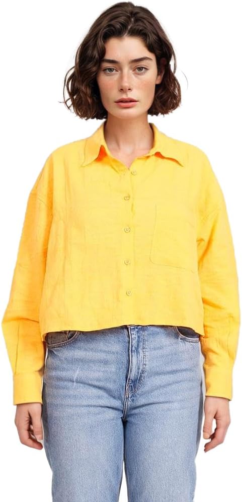 سعر ومواصفات Dsisskai Womens Women Long Sleeve Shirt Modern (B0CJNF8VD9) على Amazon EG
