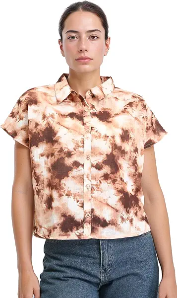سعر ومواصفات Dsisskai Womens Women Short Sleeve Shirt Modern (B0CJY6CZ4T) على Amazon EG